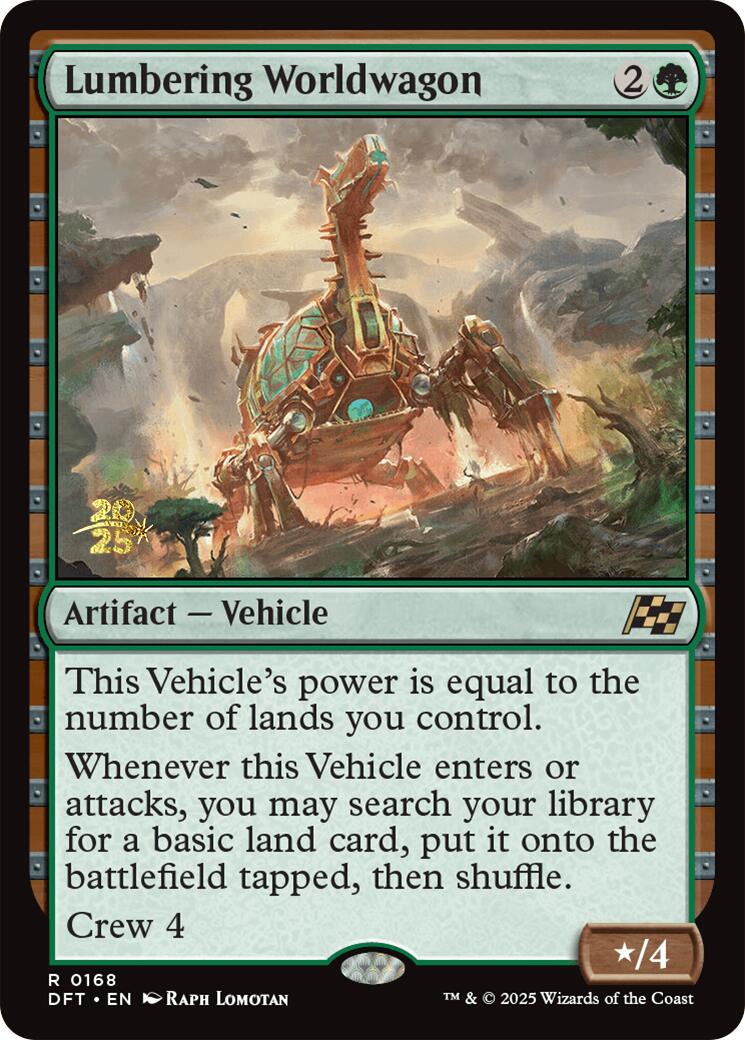 Lumbering Worldwagon [Aetherdrift Prerelease Promos] | Card Merchant Takapuna