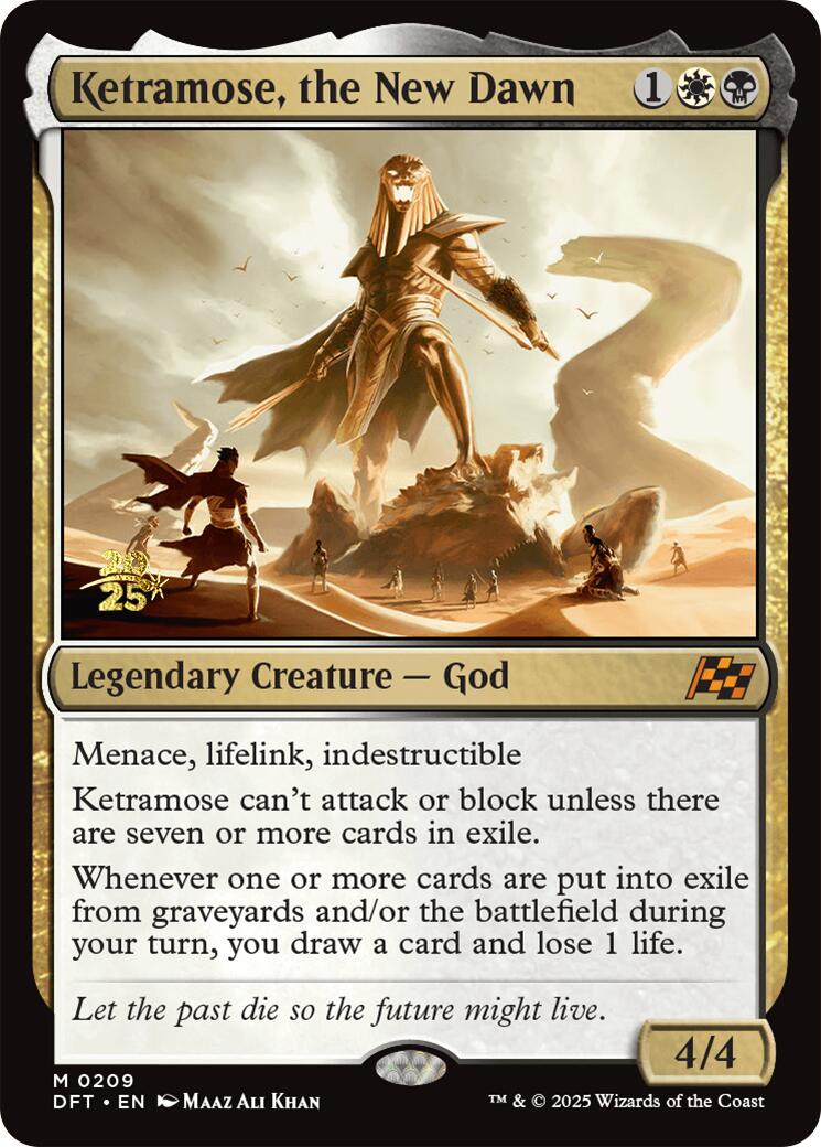 Ketramose, the New Dawn [Aetherdrift Prerelease Promos] | Card Merchant Takapuna