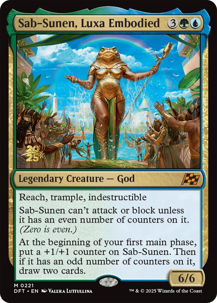 Sab-Sunen, Luxa Embodied [Aetherdrift Prerelease Promos] | Card Merchant Takapuna