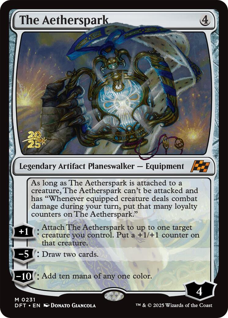 The Aetherspark [Aetherdrift Prerelease Promos] | Card Merchant Takapuna