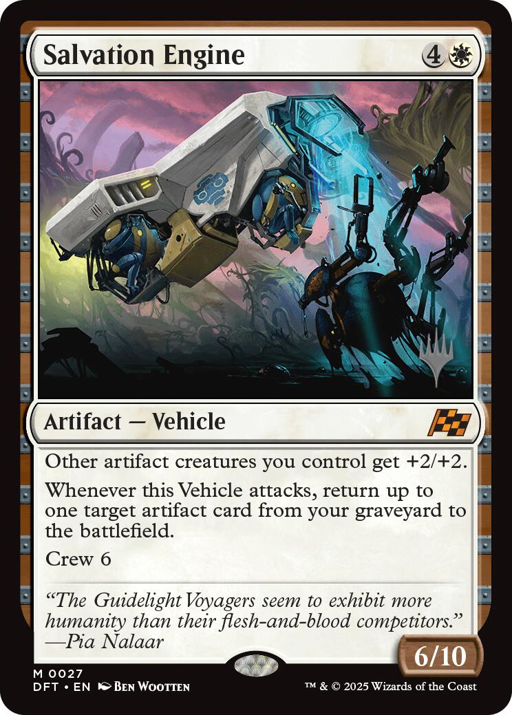 Salvation Engine [Aetherdrift Promos] | Card Merchant Takapuna