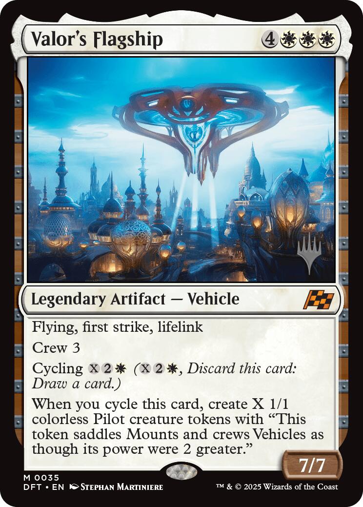 Valor's Flagship [Aetherdrift Promos] | Card Merchant Takapuna