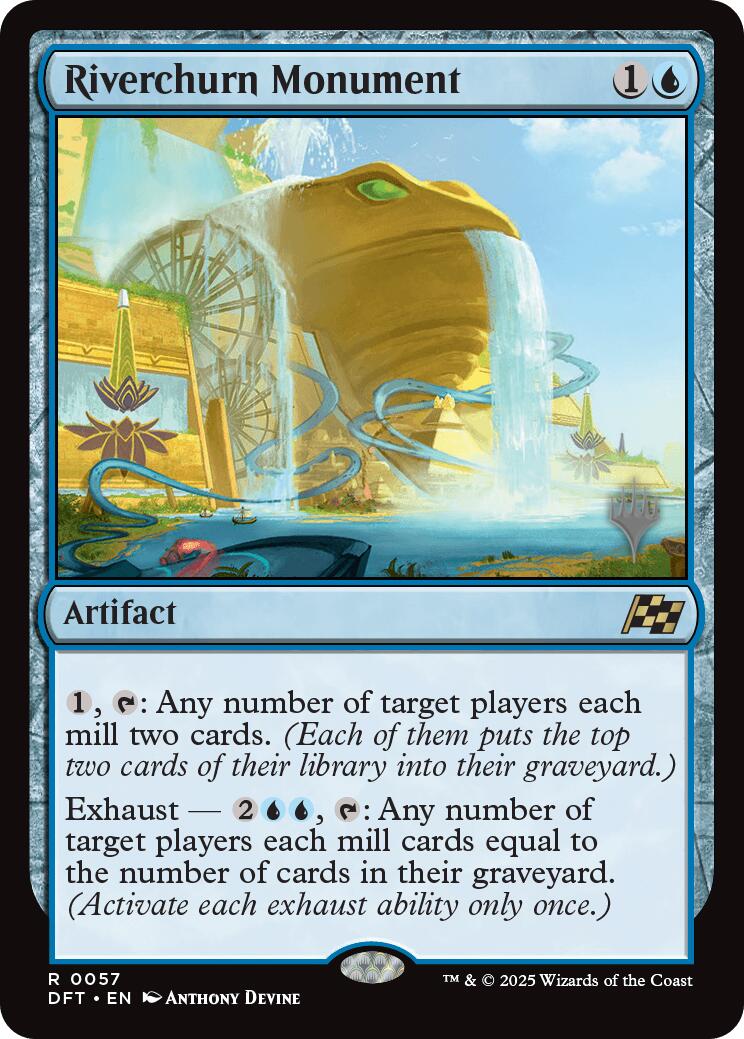 Riverchurn Monument [Aetherdrift Promos] | Card Merchant Takapuna