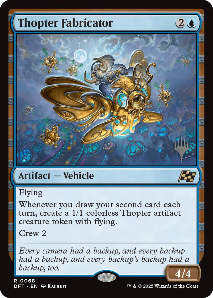 Thopter Fabricator [Aetherdrift Promos] | Card Merchant Takapuna