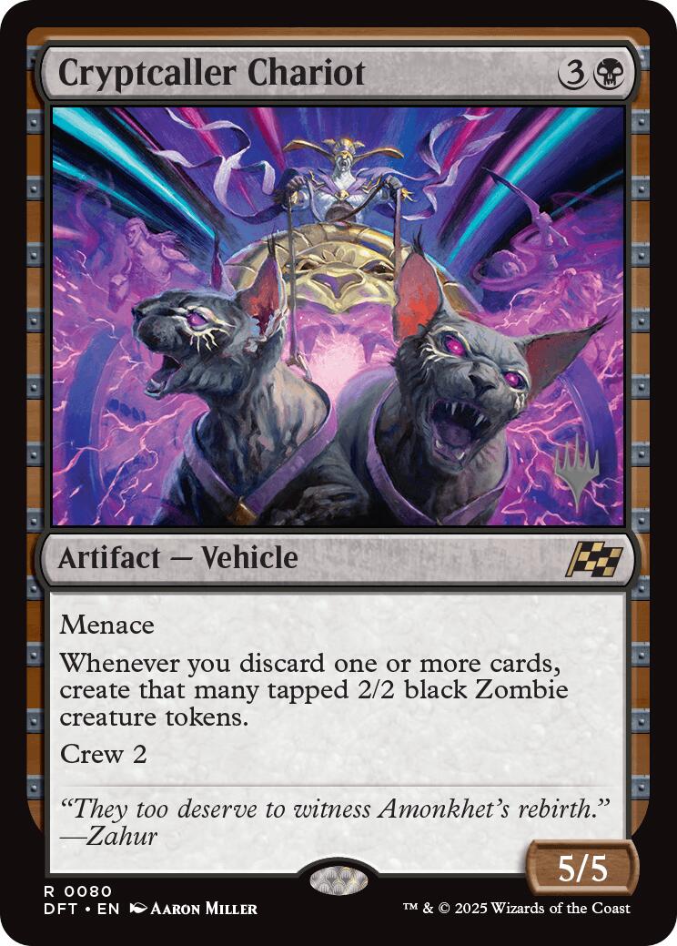 Cryptcaller Chariot [Aetherdrift Promos] | Card Merchant Takapuna