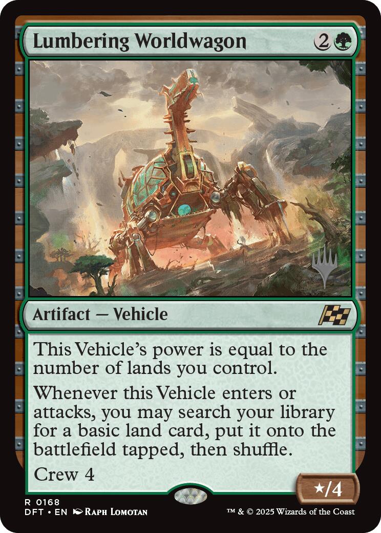 Lumbering Worldwagon [Aetherdrift Promos] | Card Merchant Takapuna