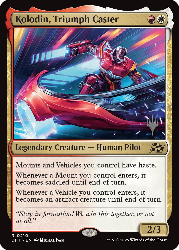 Kolodin, Triumph Caster [Aetherdrift Promos] | Card Merchant Takapuna