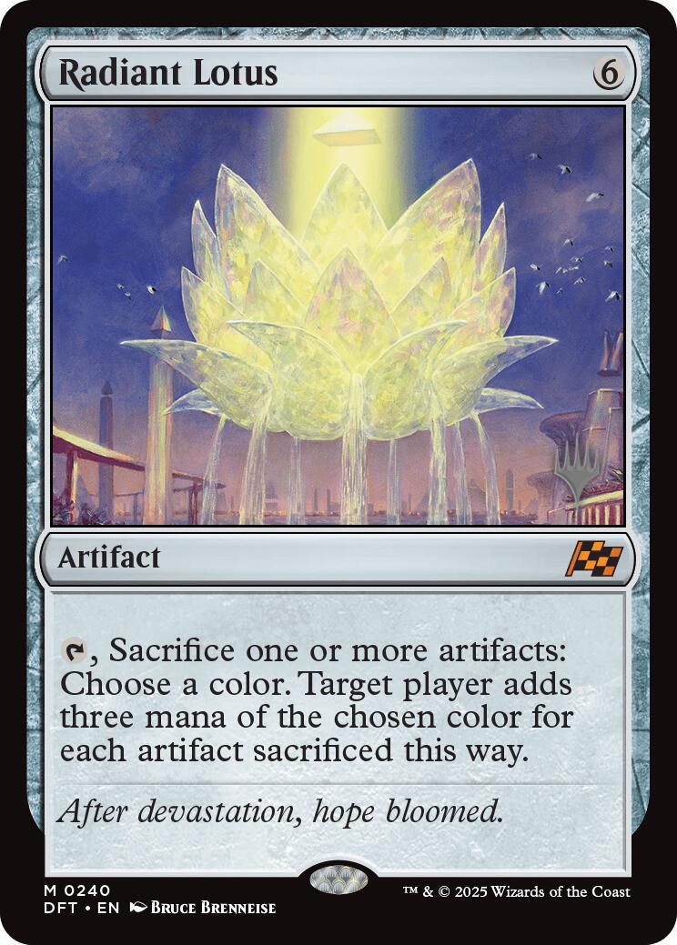 Radiant Lotus [Aetherdrift Promos] | Card Merchant Takapuna