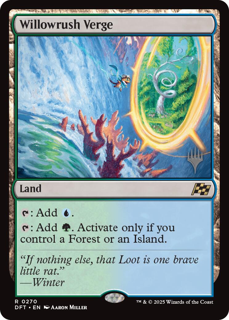 Willowrush Verge [Aetherdrift Promos] | Card Merchant Takapuna