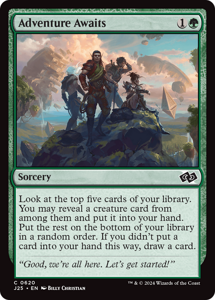 Adventure Awaits [Foundations Jumpstart] | Card Merchant Takapuna