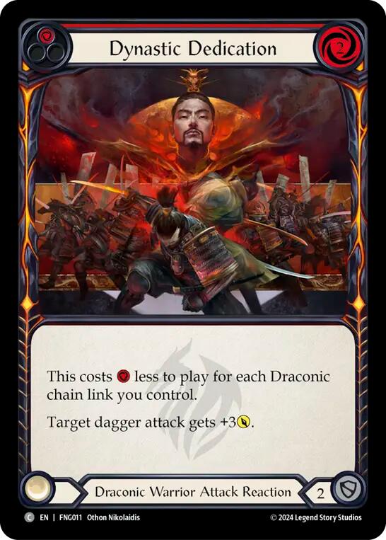 Dynastic Dedication (Red) [FNG011] (The Hunted Fang Blitz Deck) | Card Merchant Takapuna