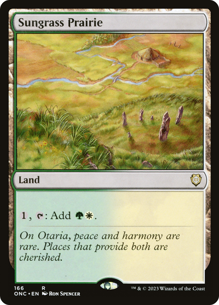 Sungrass Prairie [Phyrexia: All Will Be One Commander] | Card Merchant Takapuna