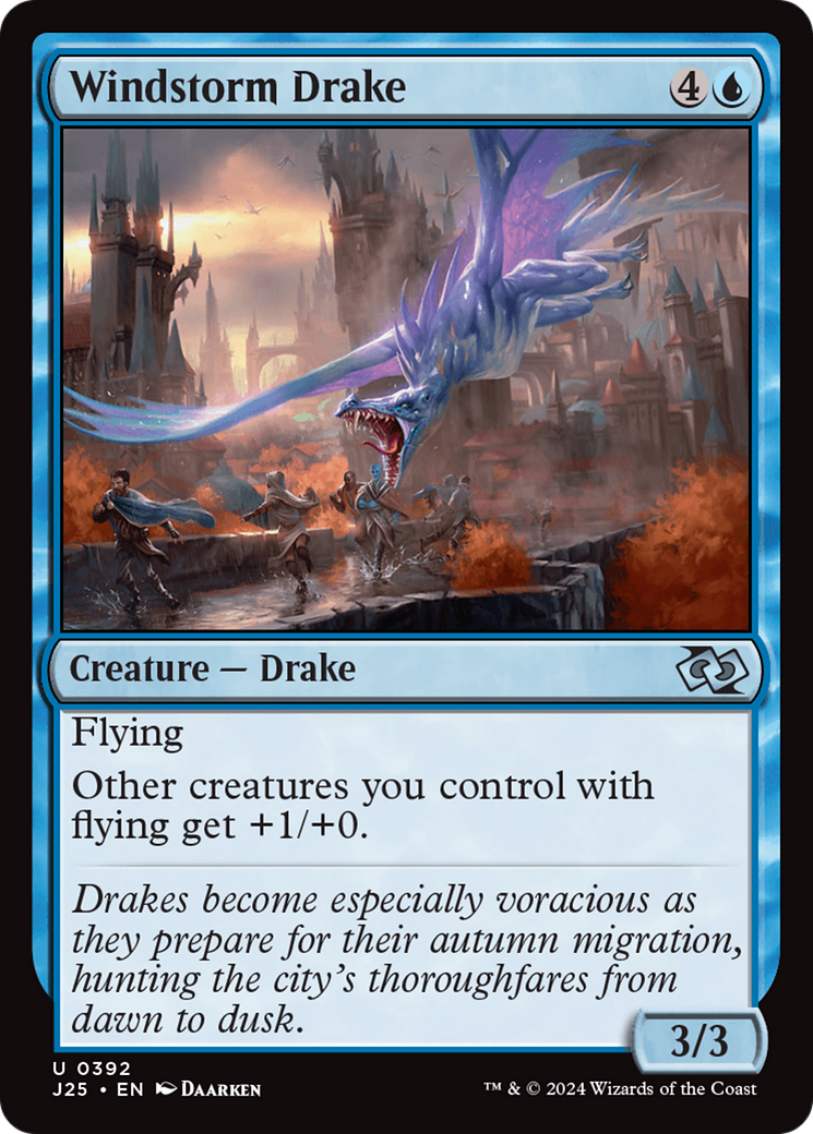 Windstorm Drake [Foundations Jumpstart] | Card Merchant Takapuna