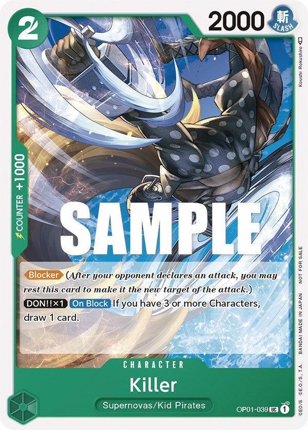 Killer (Promotion Pack 2023) [One Piece Promotion Cards] | Card Merchant Takapuna