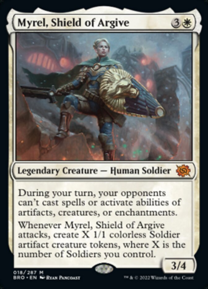 Myrel, Shield of Argive (Promo Pack) [The Brothers' War Promos] | Card Merchant Takapuna