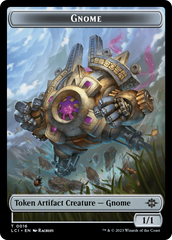 Gnome // Golem Double-Sided Token [The Lost Caverns of Ixalan Tokens] | Card Merchant Takapuna