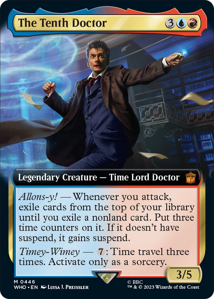 The Tenth Doctor (Extended Art) [Doctor Who] | Card Merchant Takapuna