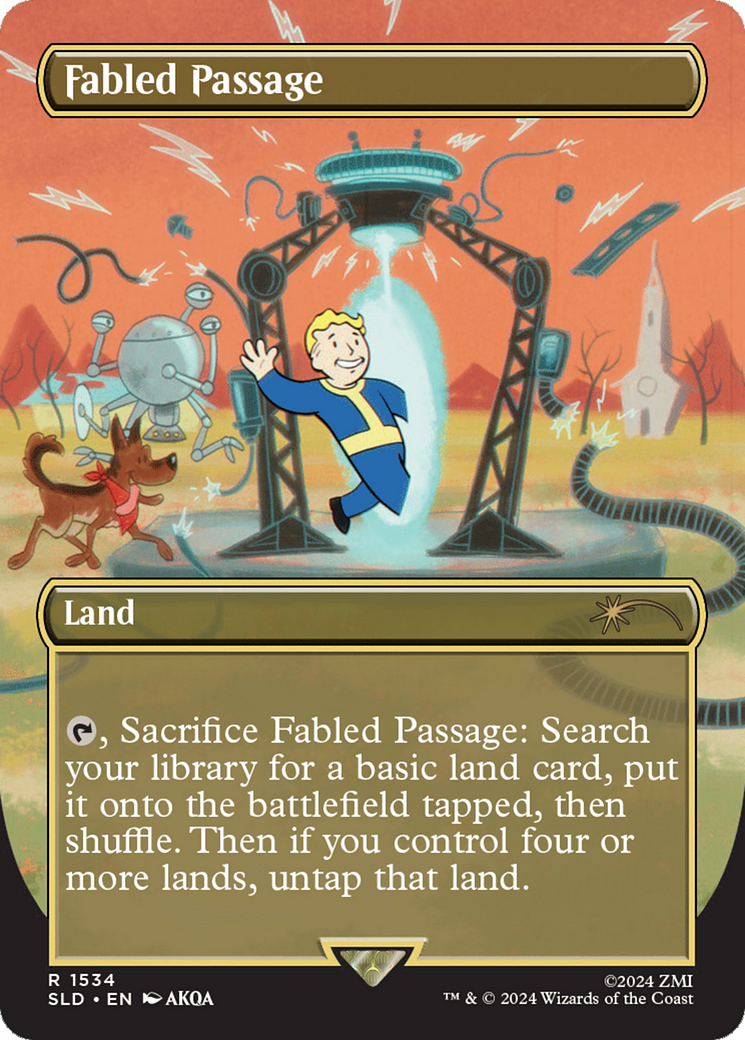 Fabled Passage (1534) (Rainbow Foil) [Secret Lair Drop Series] | Card Merchant Takapuna