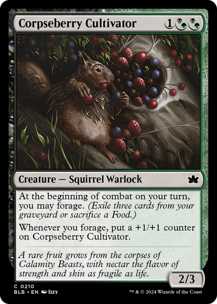 Corpseberry Cultivator [Bloomburrow] | Card Merchant Takapuna