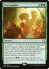 Wurmquake [Phyrexia: All Will Be One Commander] | Card Merchant Takapuna