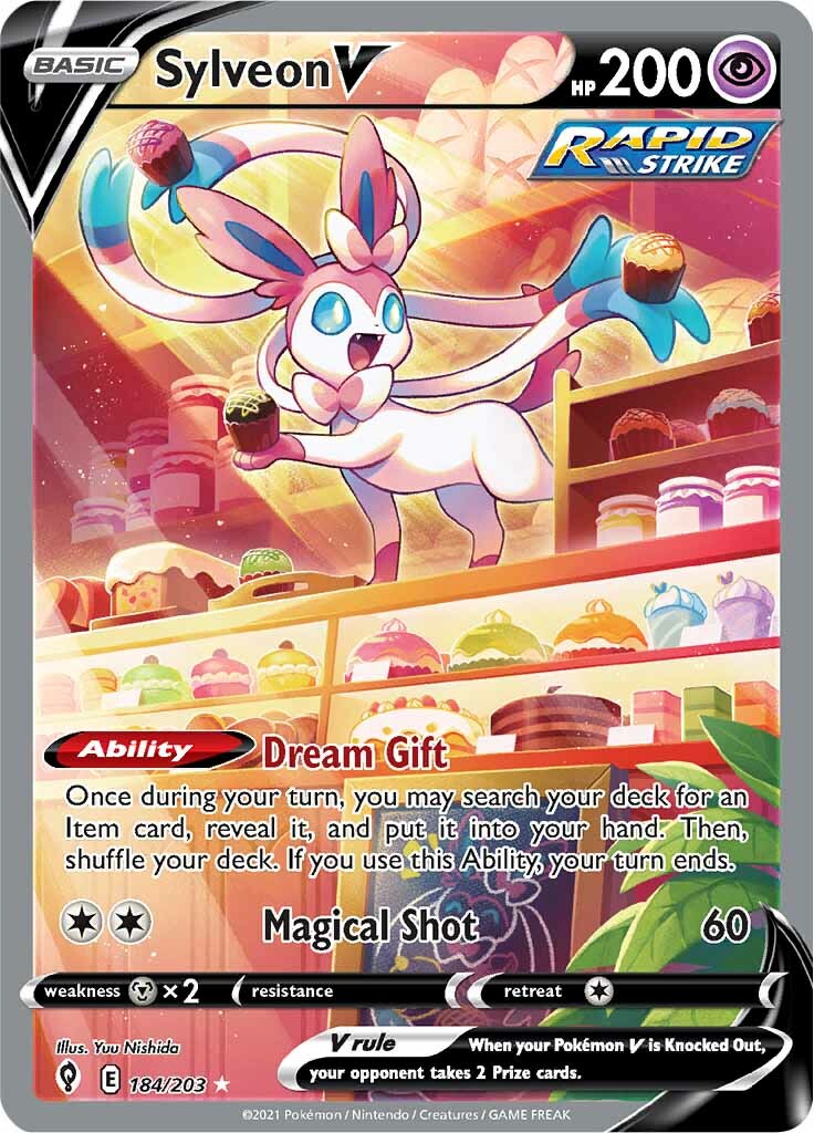 Sylveon V (184/203) [Sword & Shield: Evolving Skies] | Card Merchant Takapuna