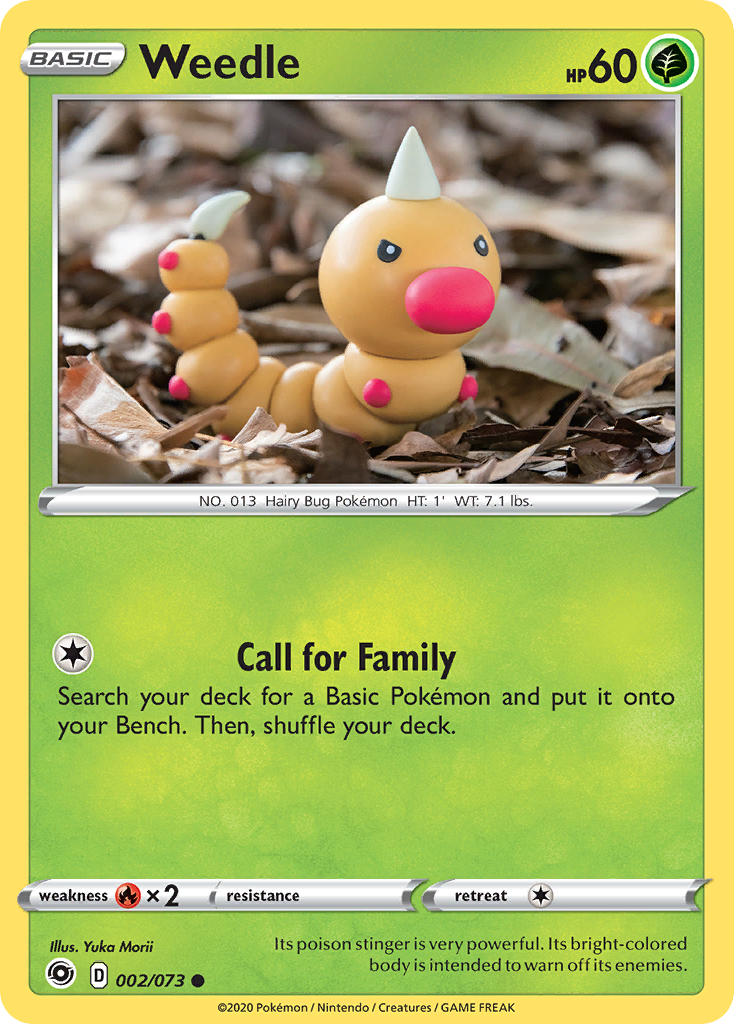 Weedle (002/073) [Sword & Shield: Champion's Path] | Card Merchant Takapuna