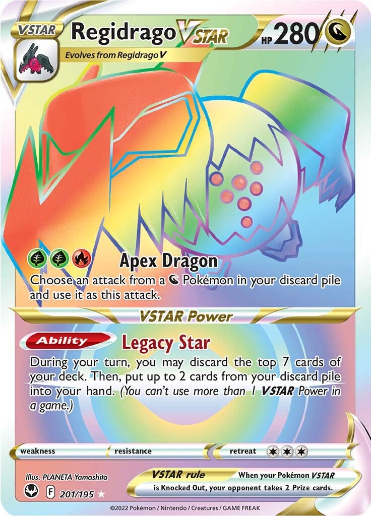 Regidrago VSTAR (201/195) [Sword & Shield: Silver Tempest] | Card Merchant Takapuna