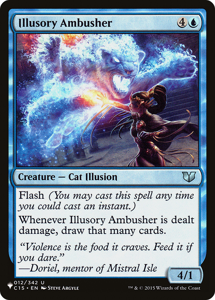 Illusory Ambusher [The List Reprints] | Card Merchant Takapuna