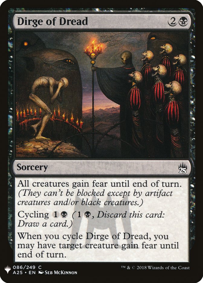 Dirge of Dread [Mystery Booster] | Card Merchant Takapuna