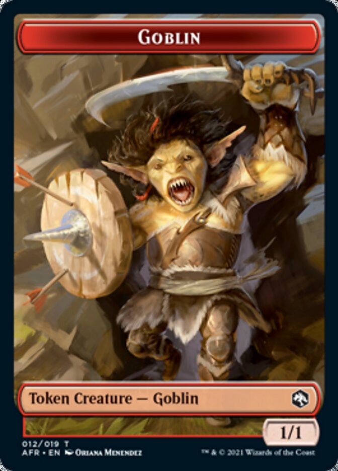 Dungeon of the Mad Mage // Goblin Double-Sided Token [Dungeons & Dragons: Adventures in the Forgotten Realms Tokens] | Card Merchant Takapuna