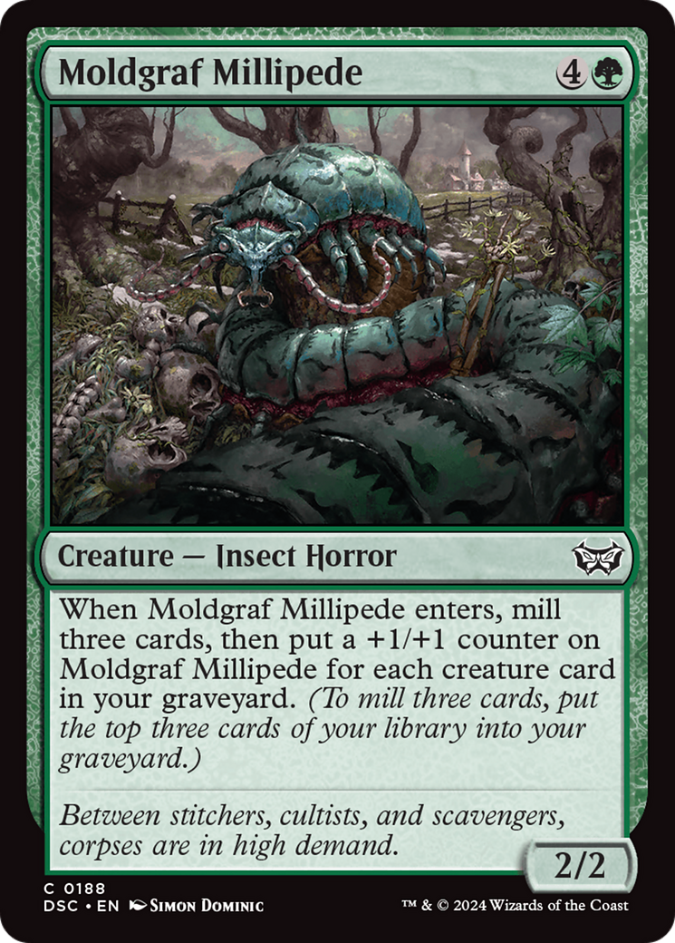 Moldgraf Millipede [Duskmourn: House of Horror Commander] | Card Merchant Takapuna