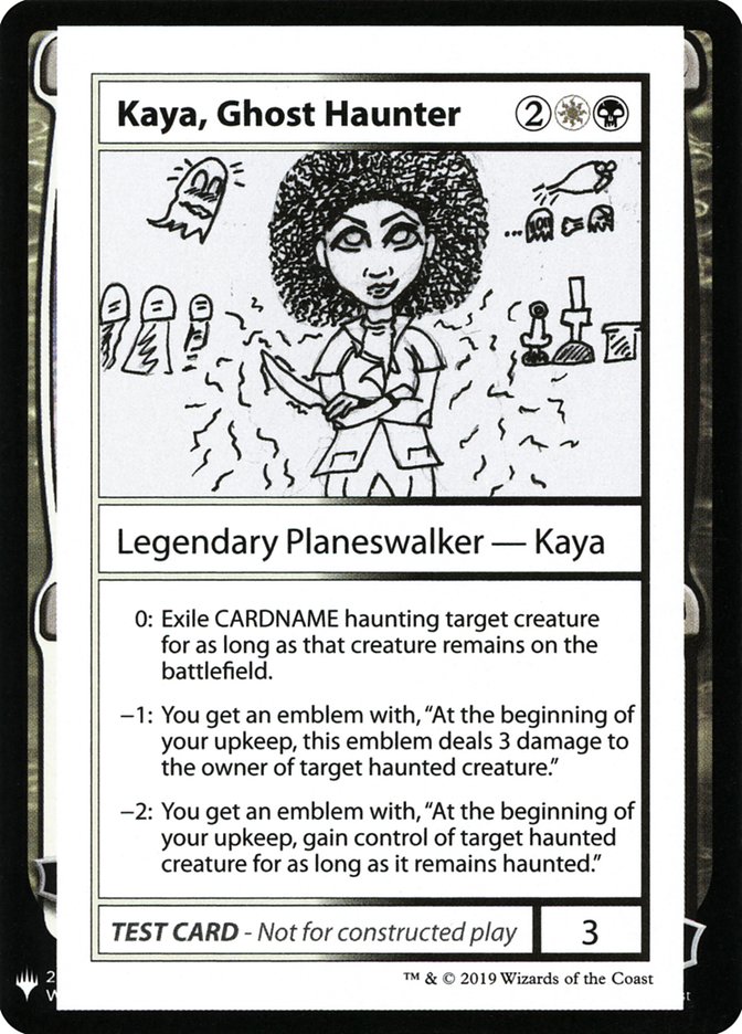 Kaya, Ghost Haunter [Mystery Booster Playtest Cards] | Card Merchant Takapuna