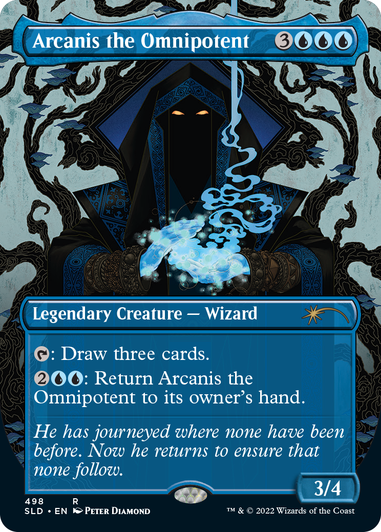 Arcanis the Omnipotent (Borderless) [Secret Lair Drop Series] | Card Merchant Takapuna