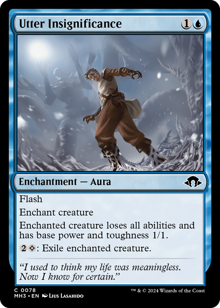 Utter Insignificance [Modern Horizons 3] | Card Merchant Takapuna