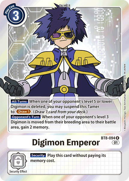 Digimon Emperor [BT8-094] [New Awakening] | Card Merchant Takapuna