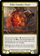 Teklo Foundry Heart [FAB008-P] (Promo)  1st Edition Cold Foil - Golden | Card Merchant Takapuna