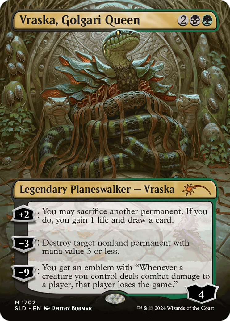 Vraska, Golgari Queen (1702) (Rainbow Foil) [Secret Lair Drop Series] | Card Merchant Takapuna