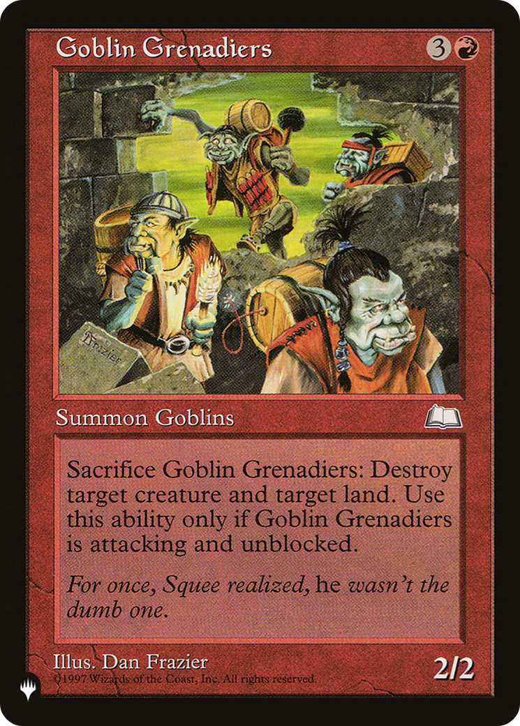 Goblin Grenadiers [The List] | Card Merchant Takapuna