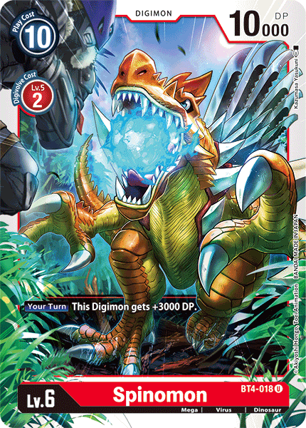 Spinomon [BT4-018] [Great Legend] | Card Merchant Takapuna