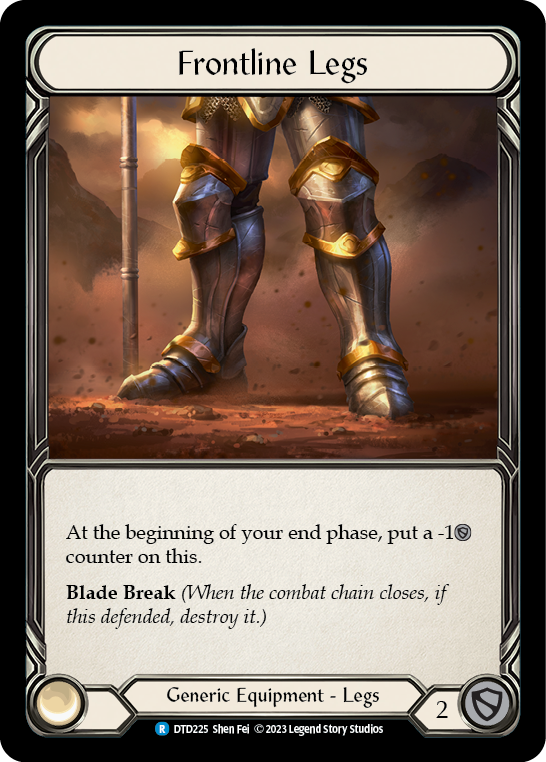 Frontline Legs [DTD225] (Dusk Till Dawn)  Cold Foil | Card Merchant Takapuna