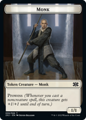 Spider // Monk Double-Sided Token [Double Masters 2022 Tokens] | Card Merchant Takapuna