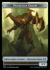 Phyrexian Golem Token [Phyrexia: All Will Be One Tokens] | Card Merchant Takapuna