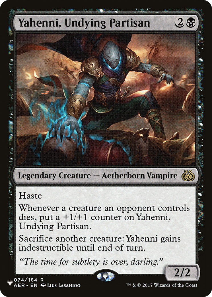 Yahenni, Undying Partisan [The List] | Card Merchant Takapuna