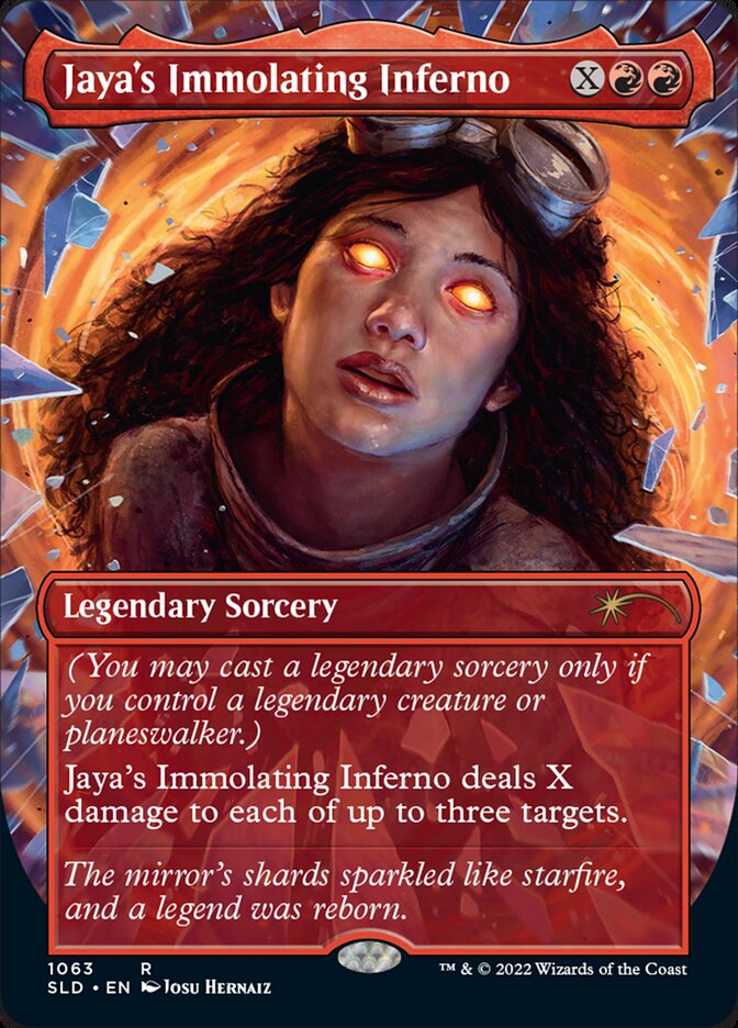 Jaya's Immolating Inferno (Borderless) [Secret Lair Drop Series] | Card Merchant Takapuna