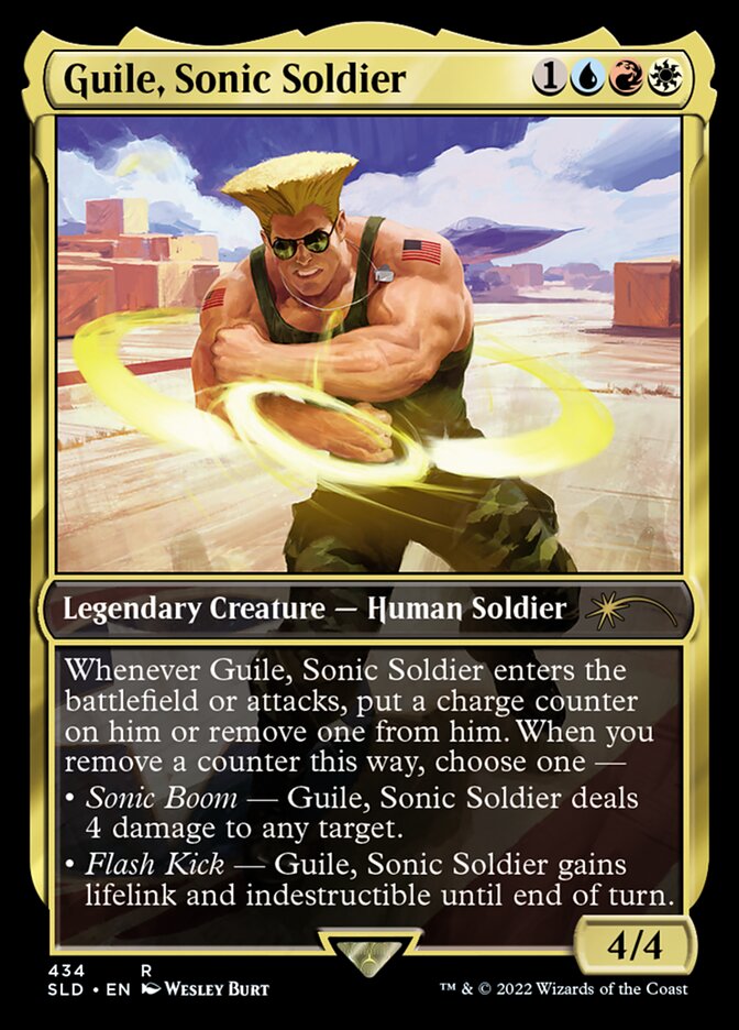 Guile, Sonic Soldier [Secret Lair Drop Series] | Card Merchant Takapuna