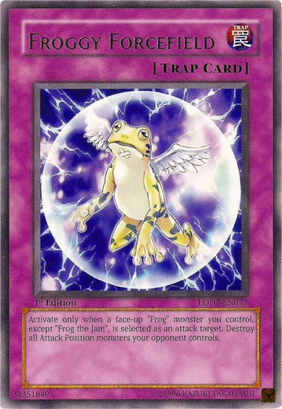 Froggy Forcefield [LODT-EN073] Rare | Card Merchant Takapuna