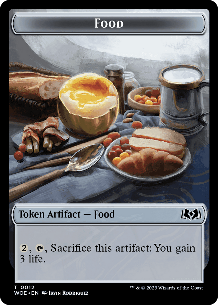 Food (0012) Token [Wilds of Eldraine Tokens] | Card Merchant Takapuna