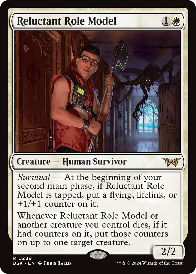 Reluctant Role Model (0289) [Duskmourn: House of Horror] | Card Merchant Takapuna