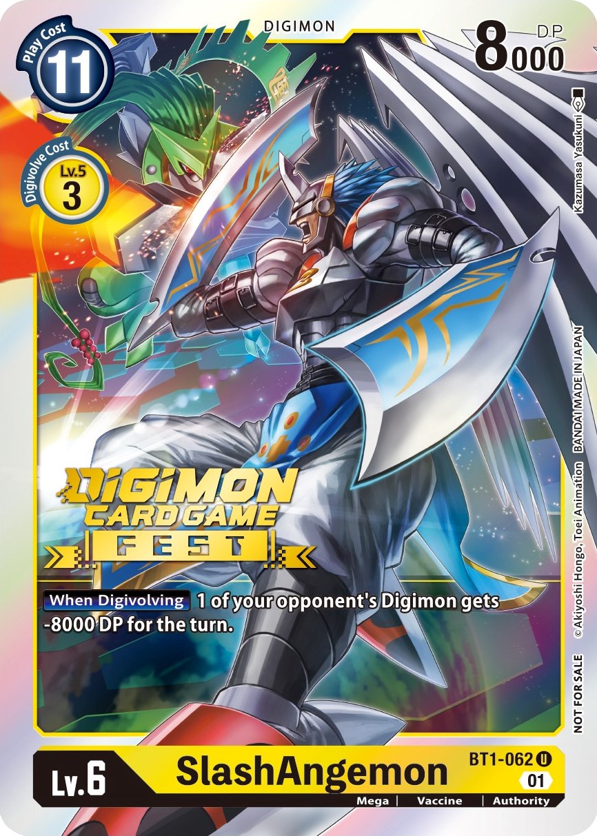 SlashAngemon [BT1-062] (Digimon Card Game Fest 2022) [Release Special Booster Promos] | Card Merchant Takapuna