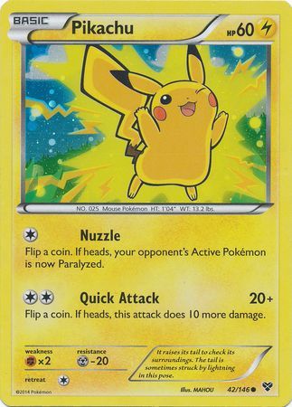 Pikachu (42/146) (2014 Movie Promo) [Miscellaneous Cards] | Card Merchant Takapuna